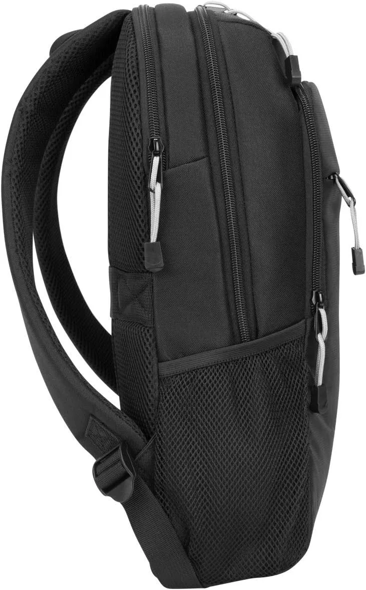Targus TSB968GL 15.6" Intellect Advanced Slim Laptop Backpack - Water-Resistant, Ergonomic, Black