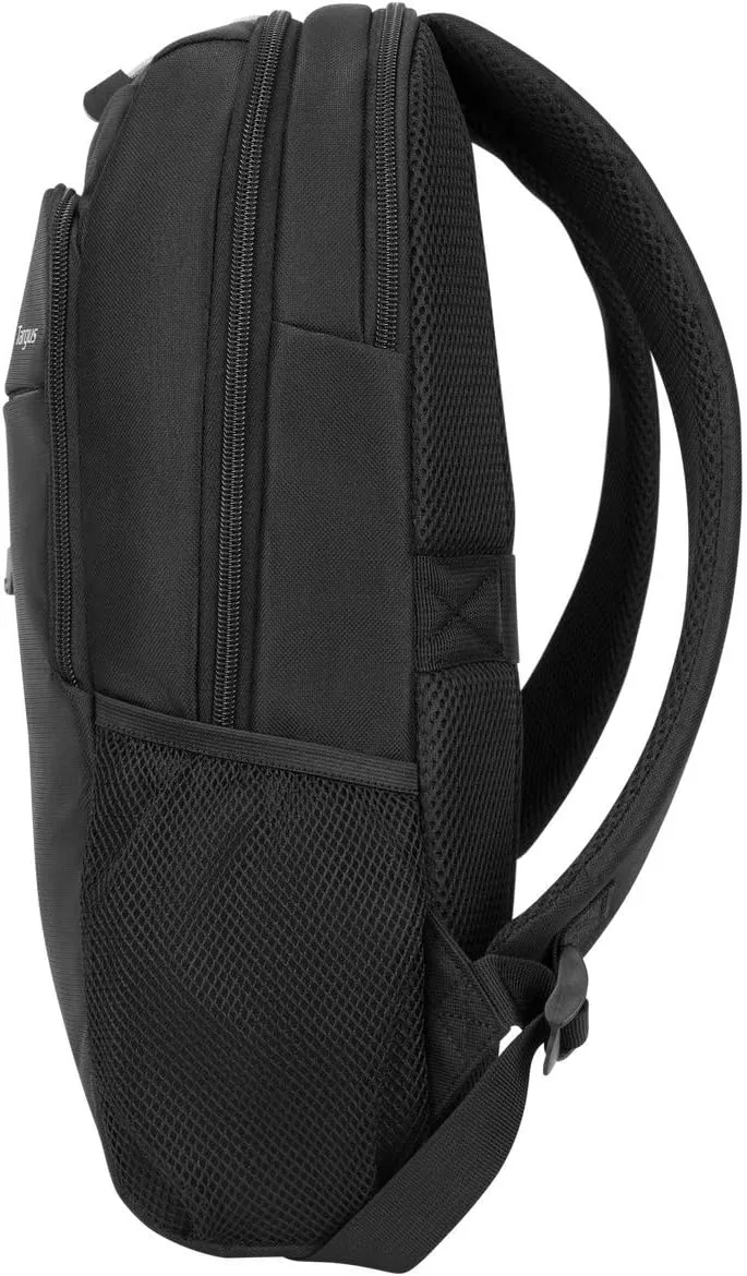 Targus TSB968GL 15.6" Intellect Advanced Slim Laptop Backpack - Water-Resistant, Ergonomic, Black