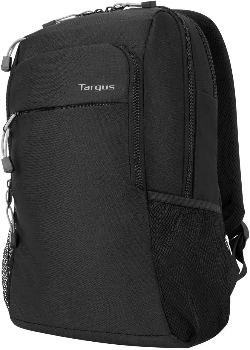 Targus TSB968GL 15.6" Intellect Advanced Slim Laptop Backpack - Water-Resistant, Ergonomic, Black