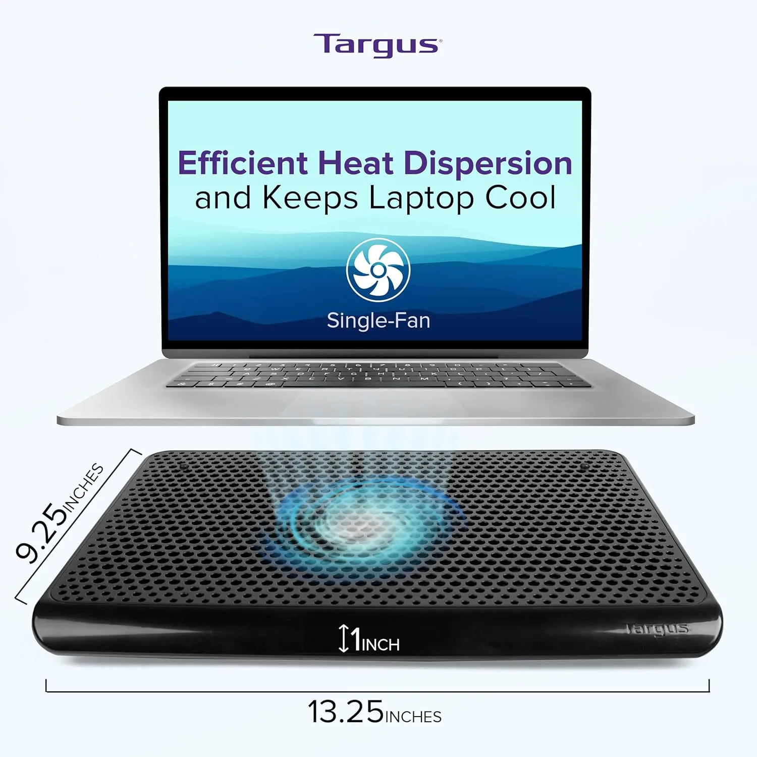 TARGUS 16 Inch Laptop Cooling Pad Chill Mat USB-Powered