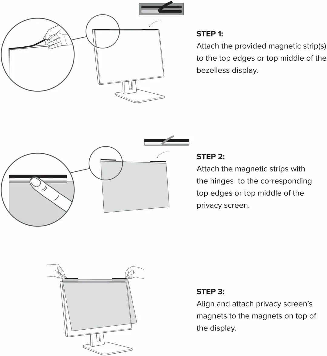 Targus 4Vu Privacy Screen for 21.5" Edge-to-Edge Infinity Monitors (16:9)