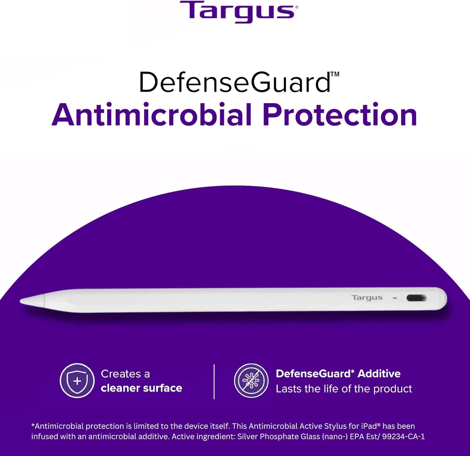 Targus Active Stylus for iPad, White (AMM174AMGL)