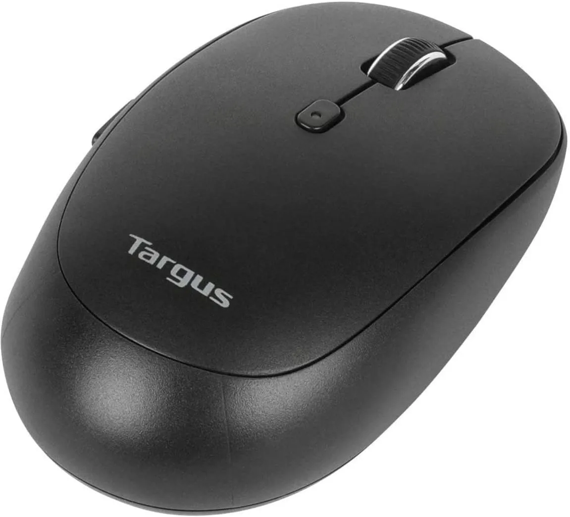 Targus Midsize Multi-Device Bluetooth Keyboard and Mouse Bundle - Compatible with Chrome OS, Windows, macOS, iOS, and Android (AKM619AMUS)