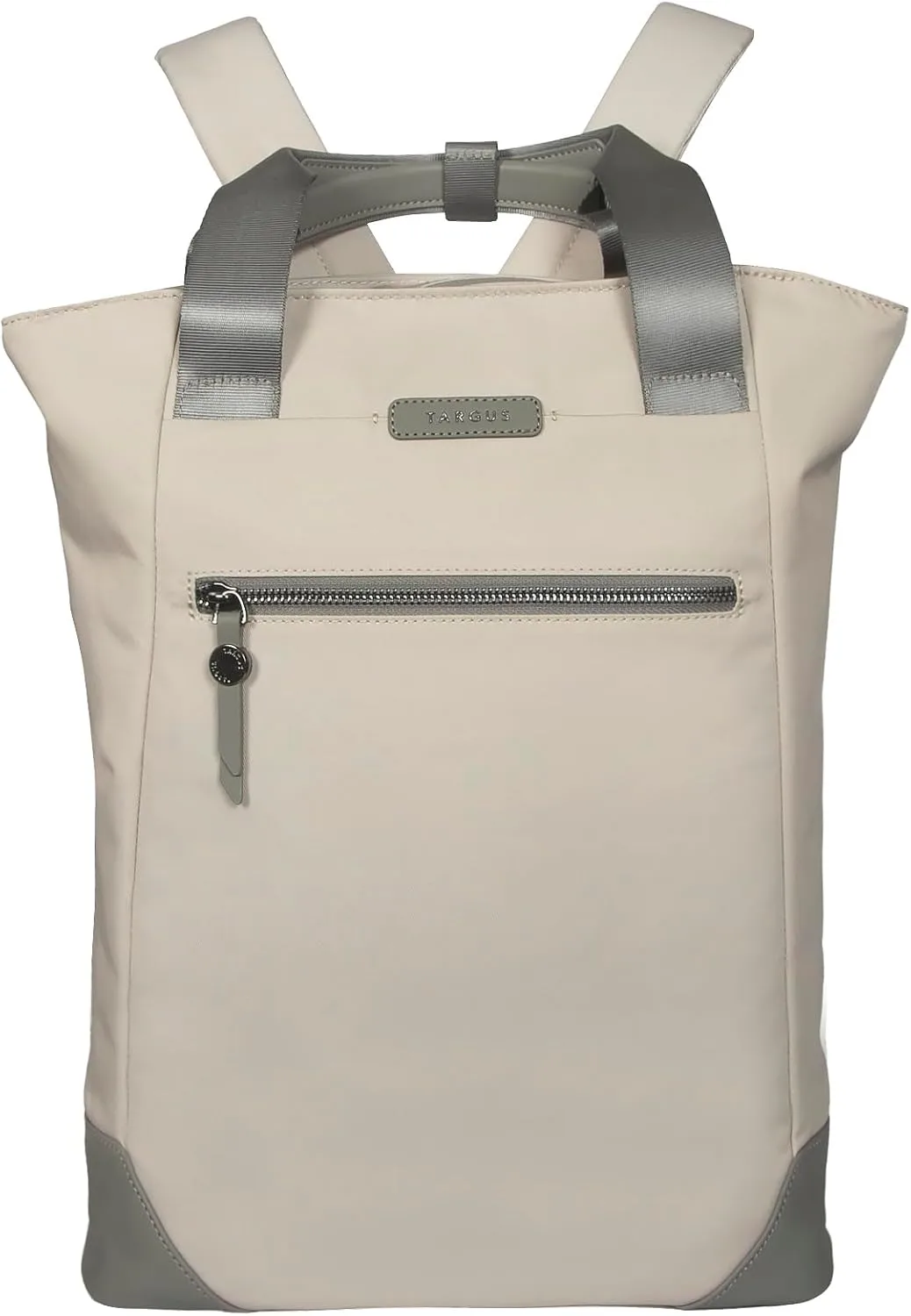 Targus 15-16 Inch Avila Convertible Tote Backpack, 2-in-1 Laptop Bag with Padded Laptop Compartment, Adjustable Straps, Water-Resistant Fabric, Lightweight Travel, Work Tote, French Oak (TBB65113GL)