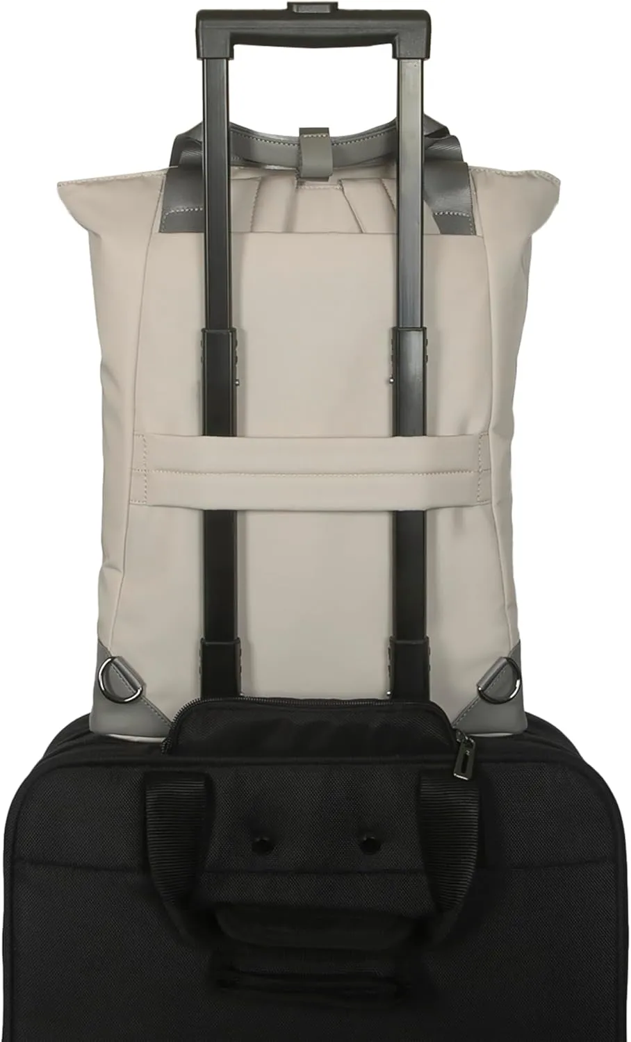 Targus 15-16 Inch Avila Convertible Tote Backpack, 2-in-1 Laptop Bag with Padded Laptop Compartment, Adjustable Straps, Water-Resistant Fabric, Lightweight Travel, Work Tote, French Oak (TBB65113GL)