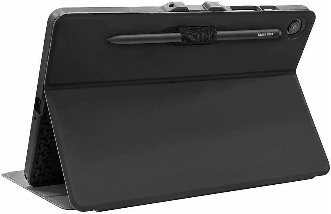 Targus Click-in Case for Samsung Galaxy Tab A9+, Slim Protective Tablet Cover with Military-Grade Drop Protection, Adjustable Viewing Angles, and Precision Cutouts, Black (THZ957GL)