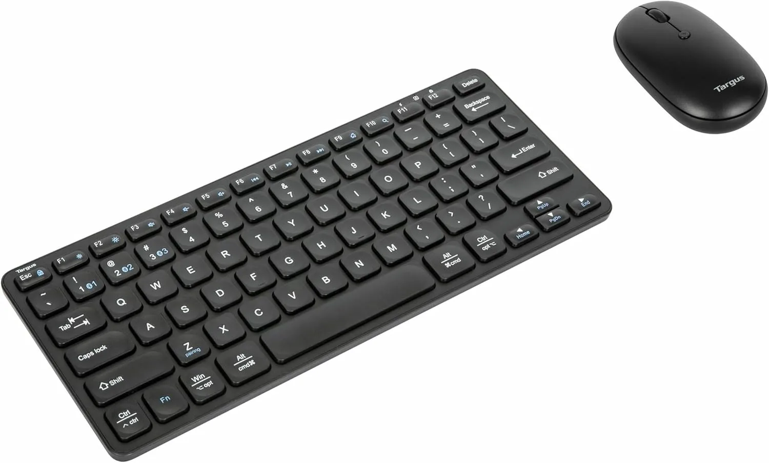 Targus Compact Keyboard and Compact Mouse Bundle, Black (AKB862 + AMB581)