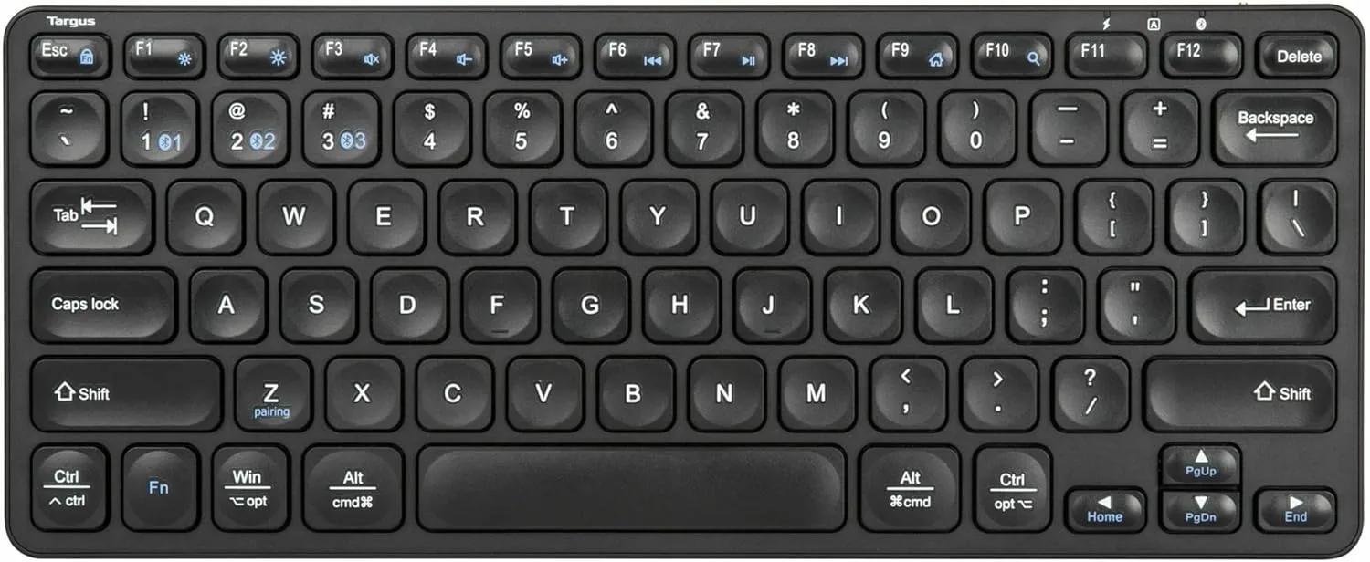 Targus Compact Keyboard and Compact Mouse Bundle, Black (AKB862 + AMB581)