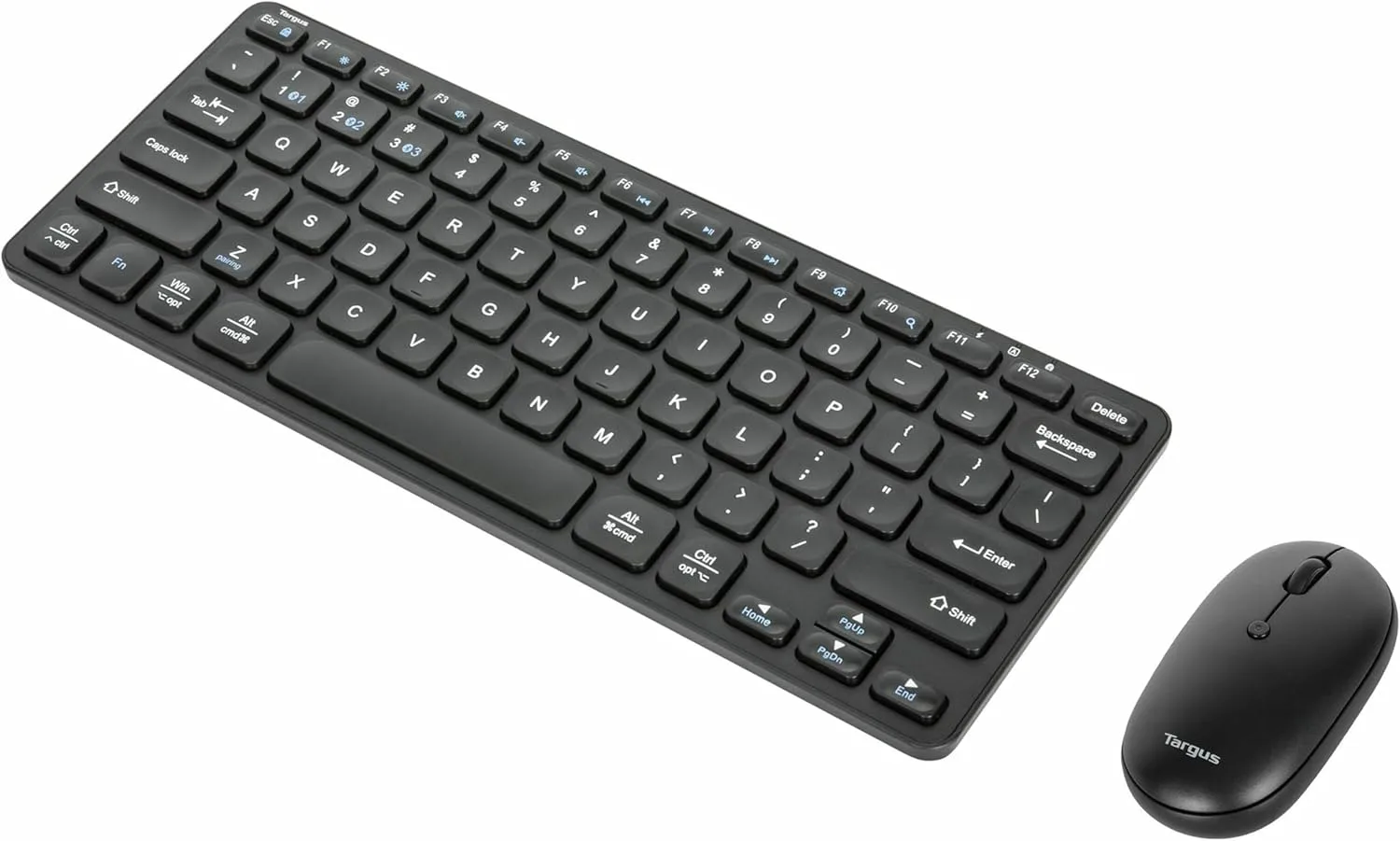 Targus Compact Keyboard and Compact Mouse Bundle, Black (AKB862 + AMB581)
