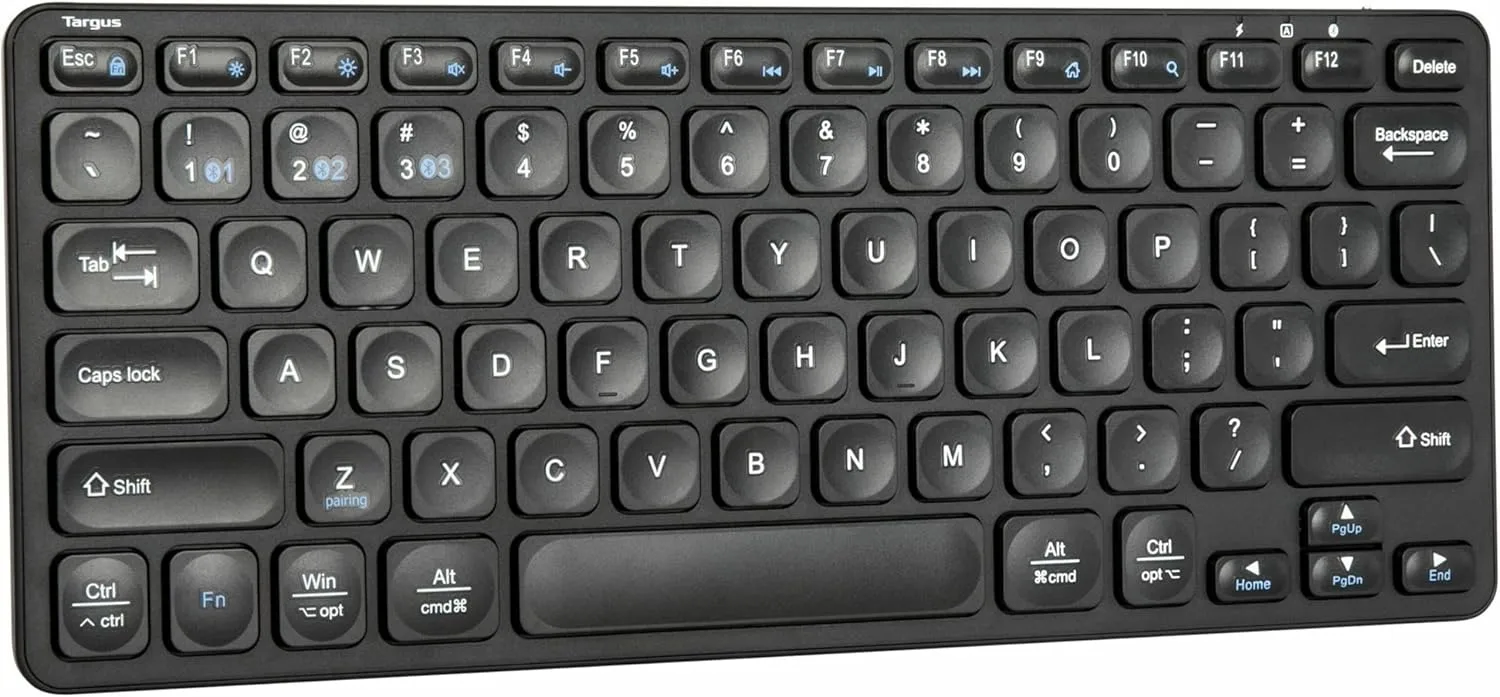Targus Compact Keyboard and Compact Mouse Bundle, Black (AKB862 + AMB581)