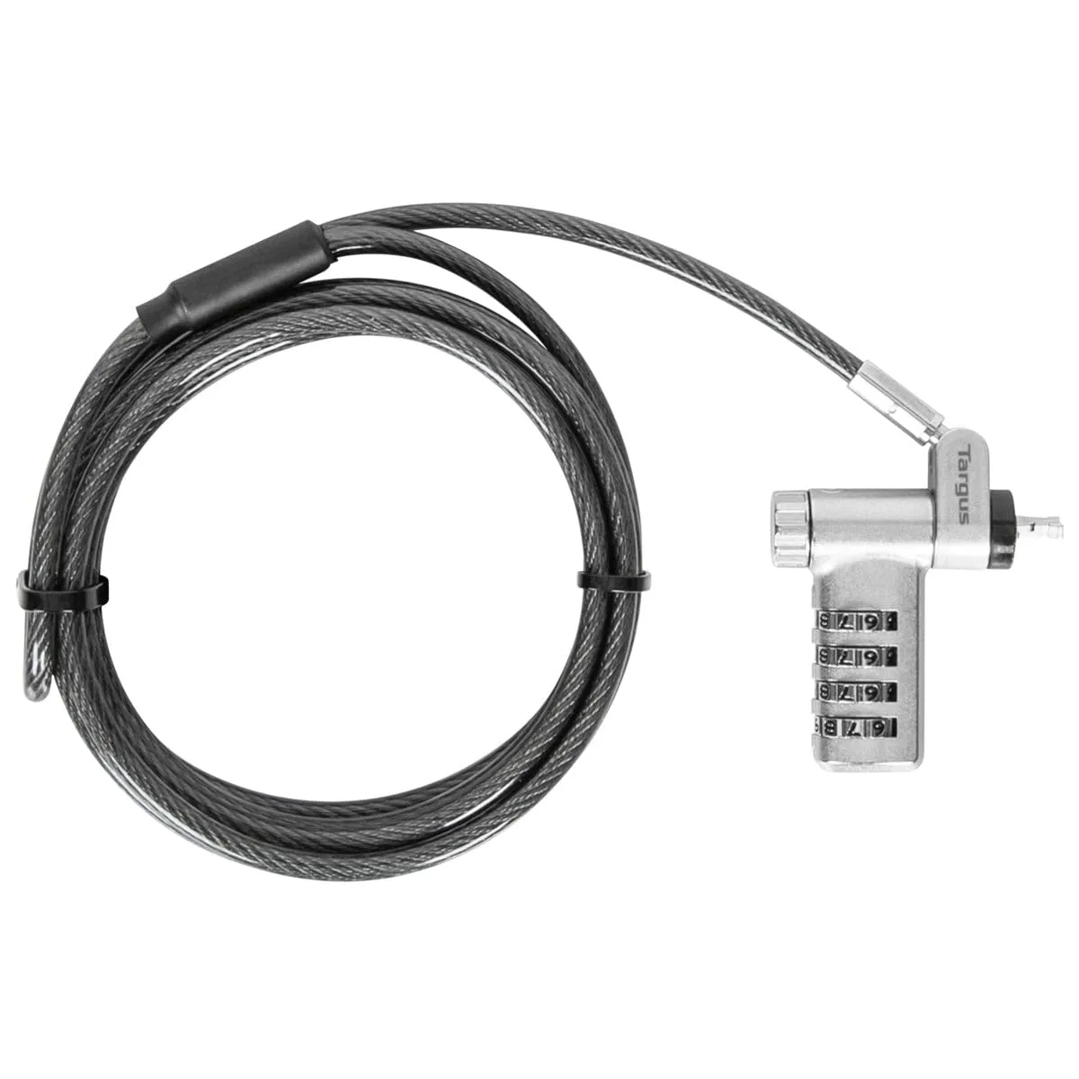 Targus DEFCON Ultimate Universal Resettable Combination Lock, Bulk (ASP96RGLX)