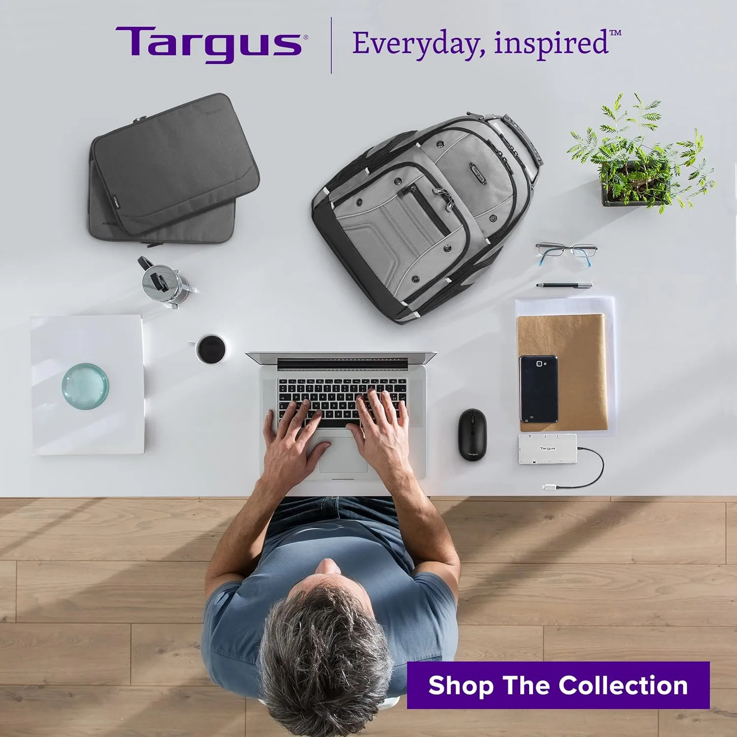 Targus 17 Inch Classic Laptop Backpack - Fits Most Laptops up to 17", Padded Travel Backpack for Business Commuters, College, and Travel (TBB944GL)
