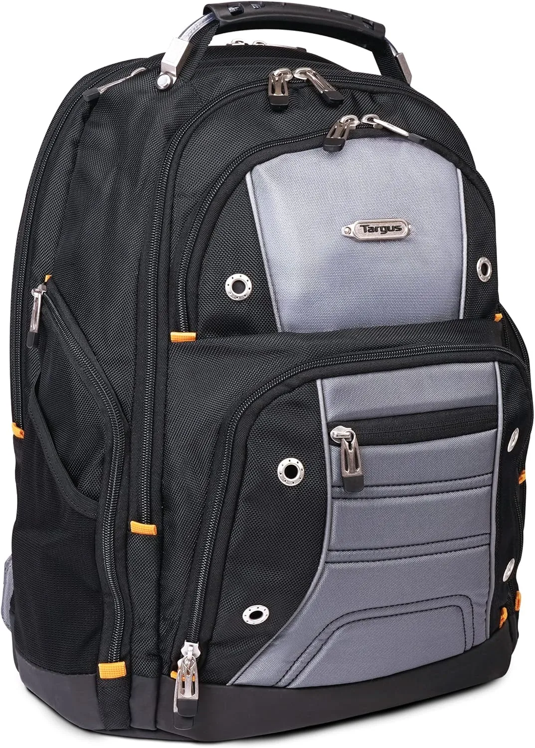 Targus Drifter II Laptop Backpack, Black/Gray – Backpack for Men for Business and Travel, Durable Water-Resistant Material