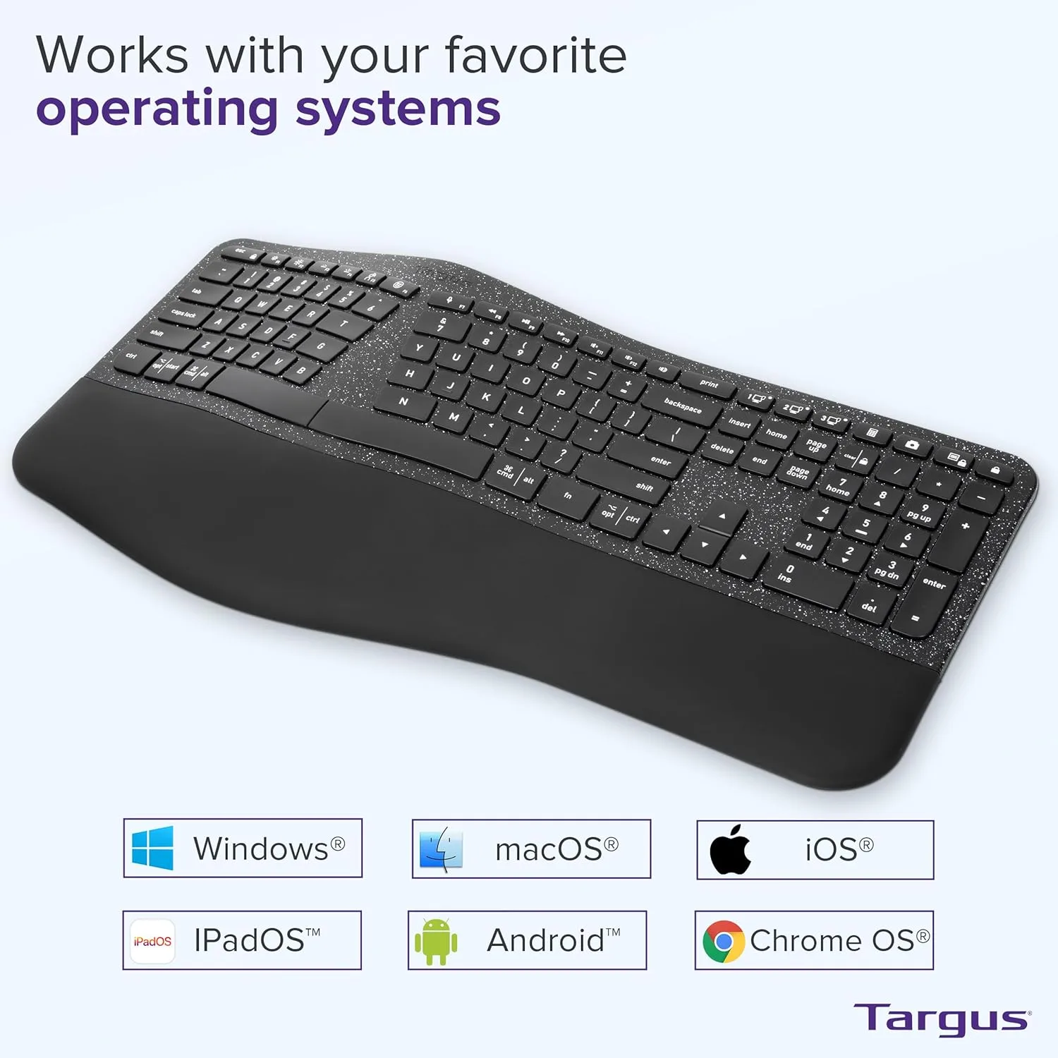 Targus Full-Size Sustainable EcoSmart Bluetooth Keyboard