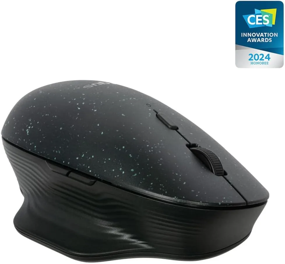 Targus ErgoFlip EcoSmart Sustainable Ambidextrous Full-Size Mouse - Gaming-Level Mouse Compatible with Chrome OS, Windows