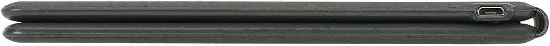 Targus Ergonomic Foldable Bluetooth Antimicrobial Keyboard, Compact, Black (AKF003US)