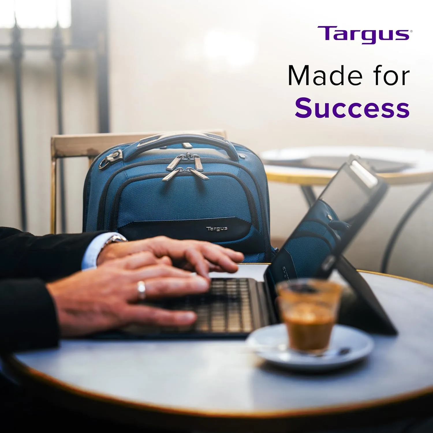 TARGUS HeritageLuxe Laptop Backpack with SafeSling Protection