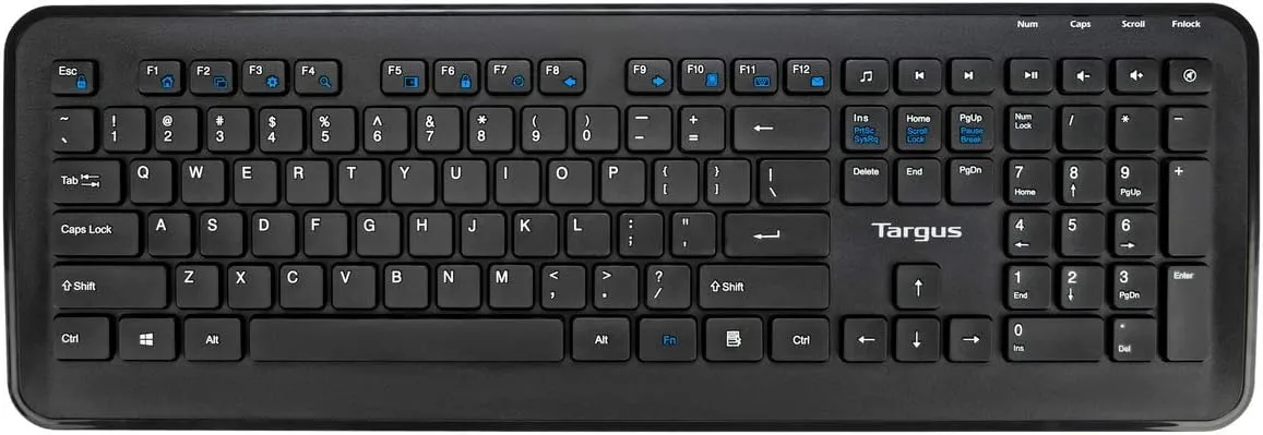 Targus KM610 Wireless Keyboard And Mouse Combo, Black, AKM610ES