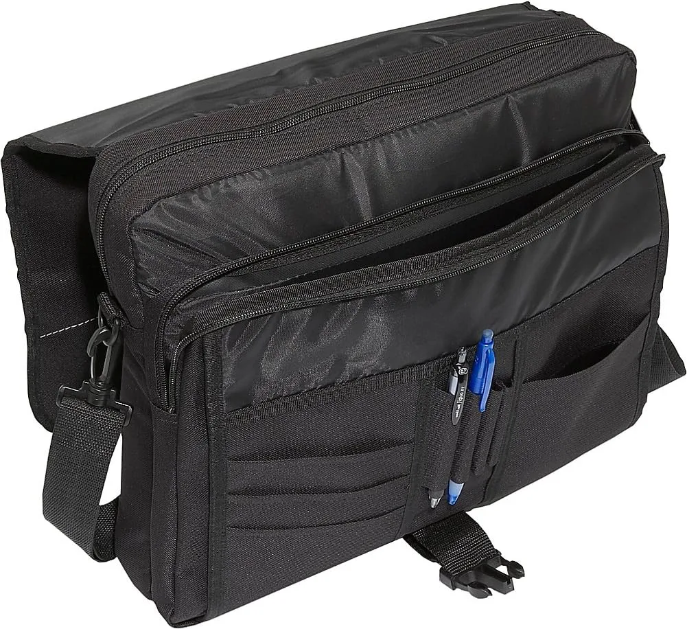 Targus Laptop Carrying Case for 15.6-Inch Laptops Messenger Slim Case for Men and Women, Bags for HP, Microsoft, Dell