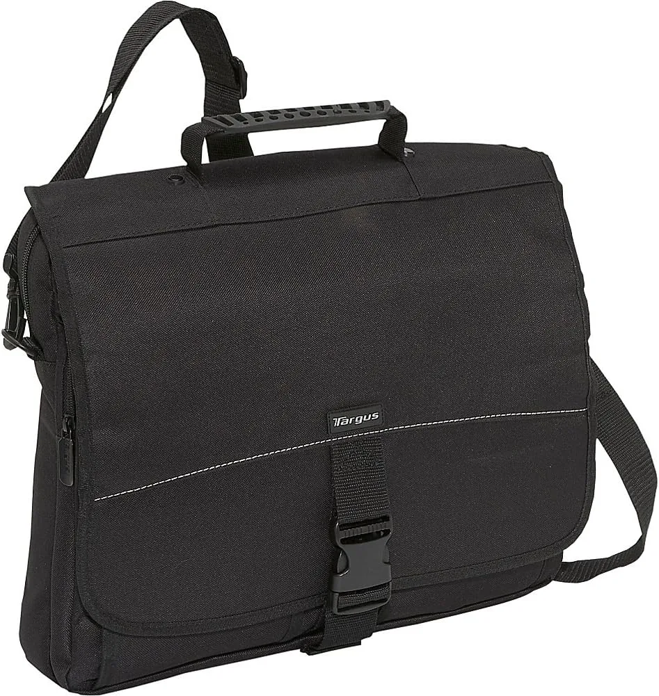 Targus Laptop Carrying Case for 15.6-Inch Laptops Messenger Slim Case for Men and Women, Bags for HP, Microsoft, Dell