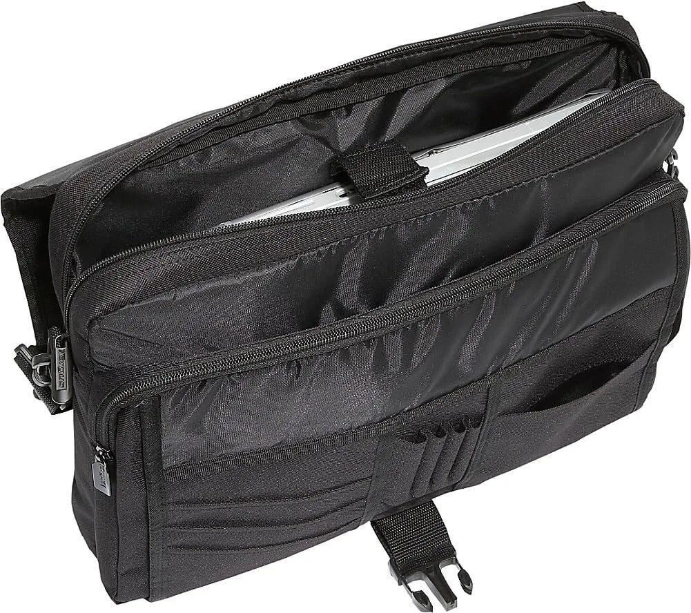 Targus Laptop Carrying Case for 15.6-Inch Laptops Messenger Slim Case for Men and Women, Bags for HP, Microsoft, Dell