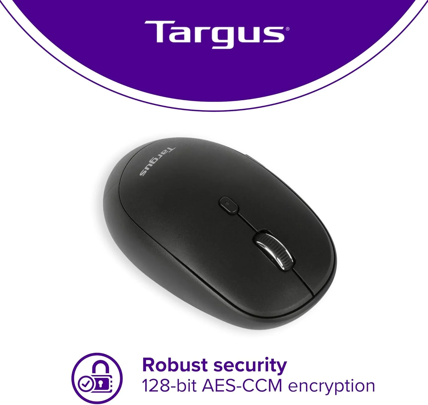 Targus Midsize Comfort Multi-Device Bluetooth Mouse - Compatible with Chrome OS, Windows, and macOS (AMB582GL)