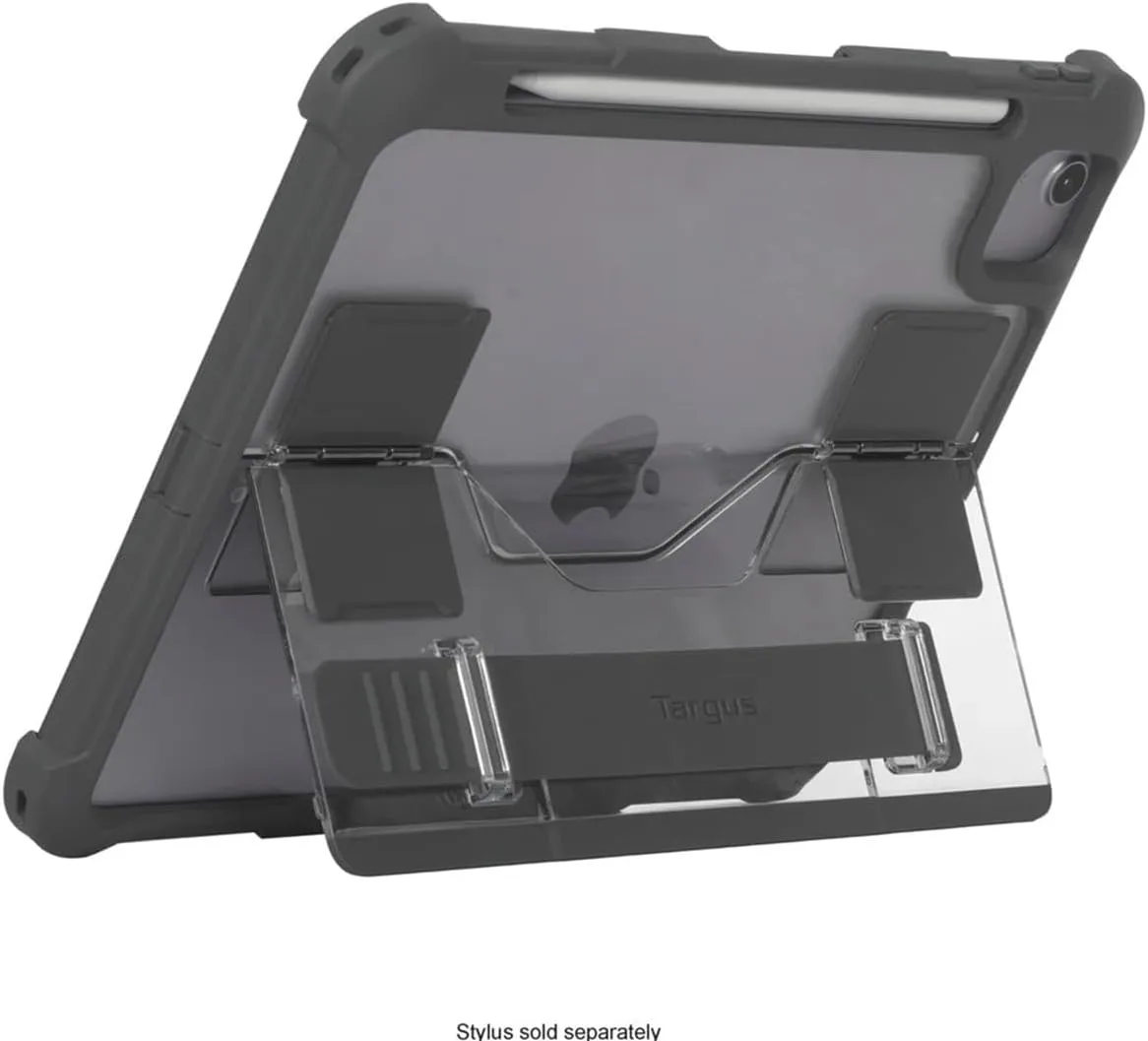 Targus SafePort Rugged Max Case for iPad Pro 11-inch (M4) – MIL-STD Drop Tested, Screen Protector, Kickstand, Hand Strap, Stylus Holder, Dust & Fluid Resistant - THD966GL