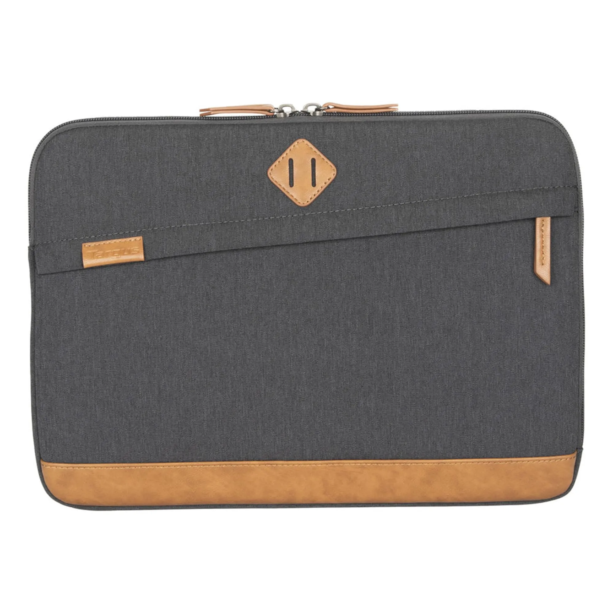 Targus Strata III Laptop Sleeve for 14in Laptops, Gray/Brown