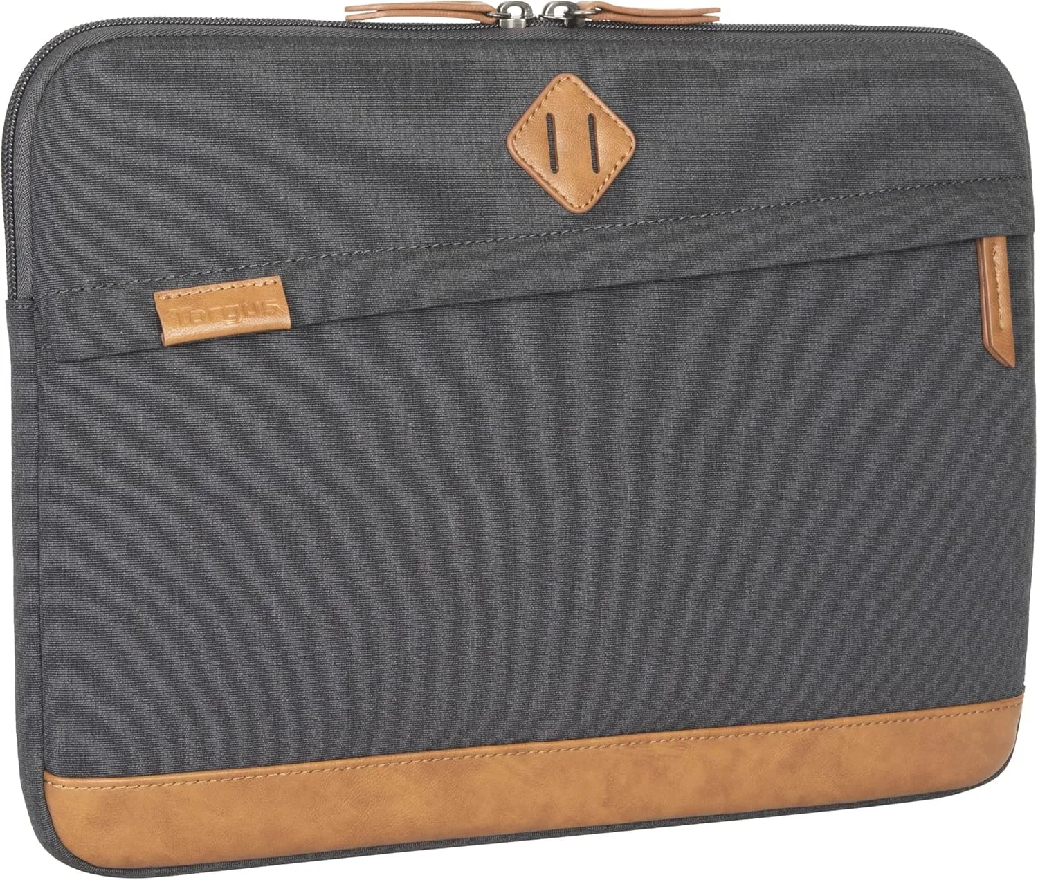 Targus Strata III Laptop Sleeve for 14in Laptops, Gray/Brown