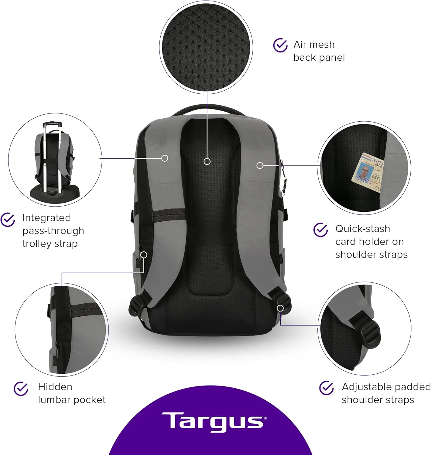 Targus 15-16" Terra EcoSmart Laptop Backpack