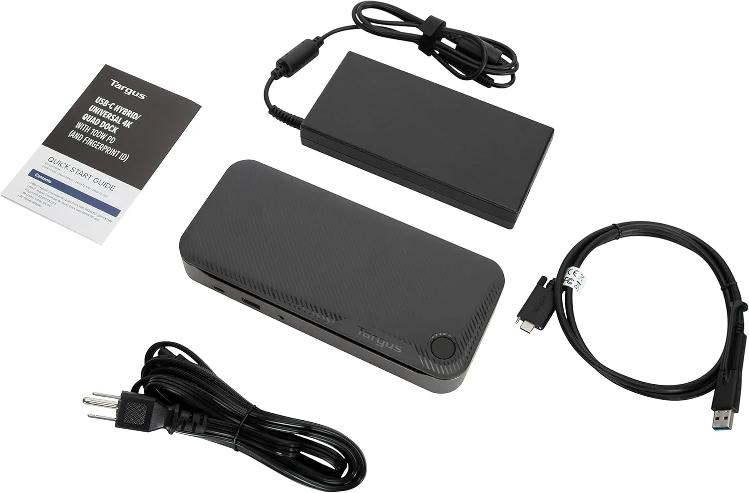 Targus USB C Hybrid/Universal Docking Station with Quad 4K, Docking Station Single 8K/Quad 4K UHD Display