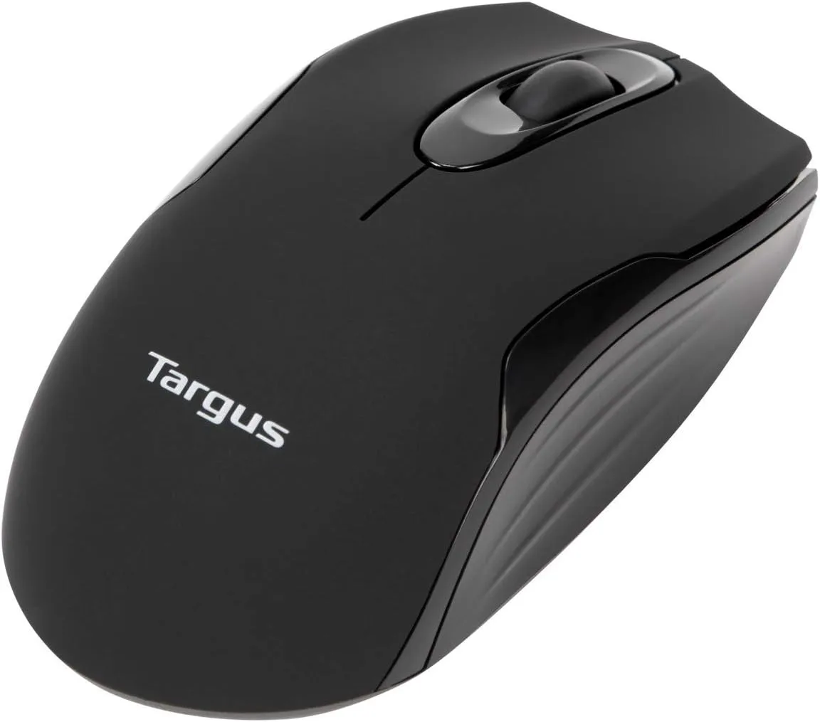 Targus W575 Wireless Optical Mouse, Full Size, Black, AMW575TT