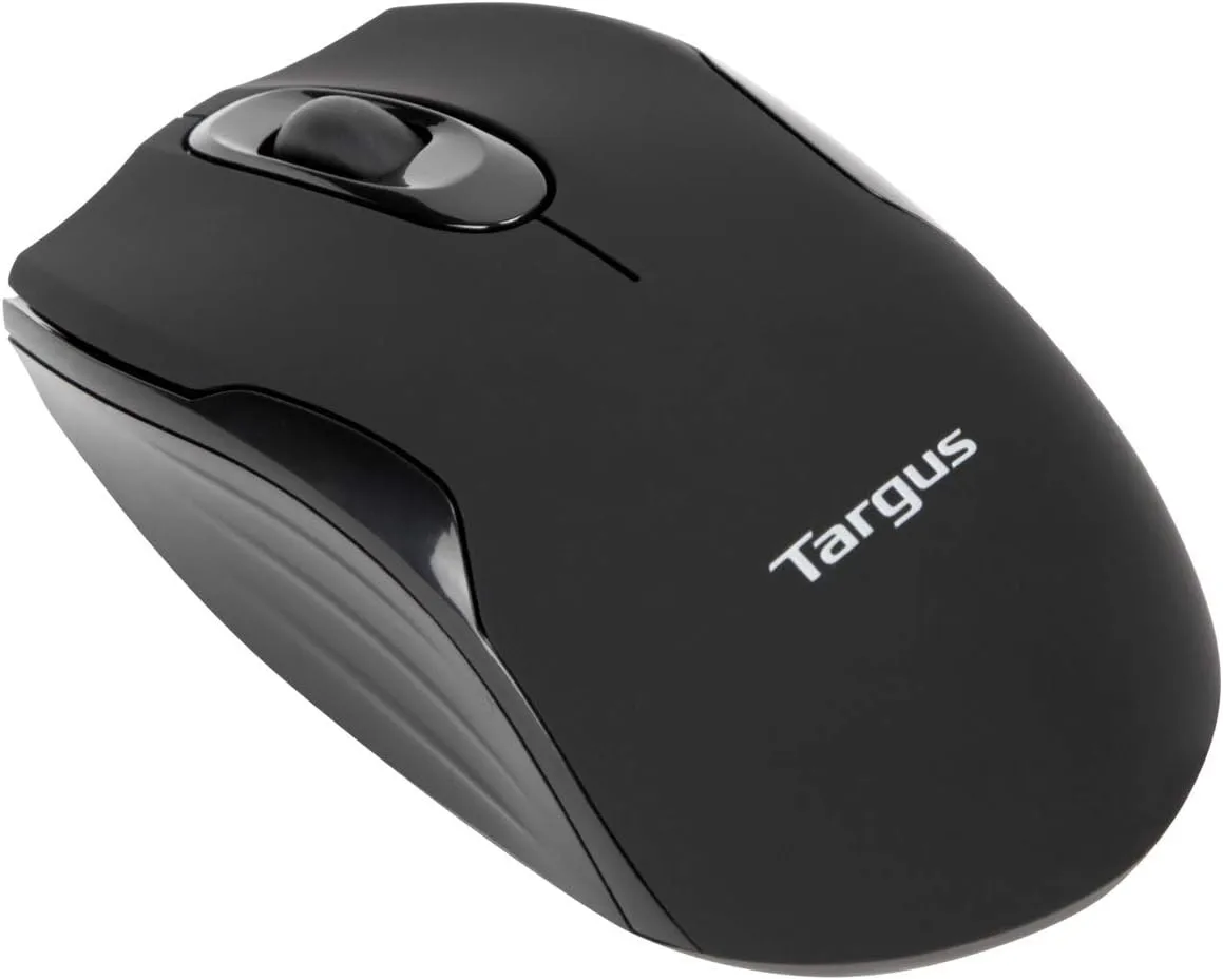 Targus W575 Wireless Optical Mouse, Full Size, Black, AMW575TT