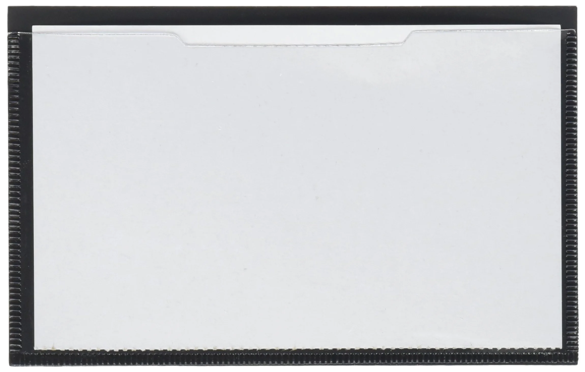Tatco Magnetic Label Holder - 3.4 x 5.4 in - Vinyl - Pack of 10 - Black (TCO29300)