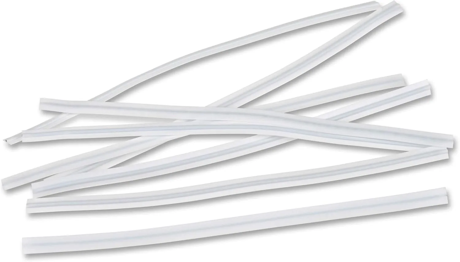 Tatco Reusable Vinyl Twist Ties - 6in Length - Vinyl, Metal - 2000 / Pack