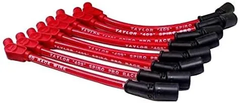 TAYLOR CABLE 409 Pro Race Ignition Wire Sets, Red