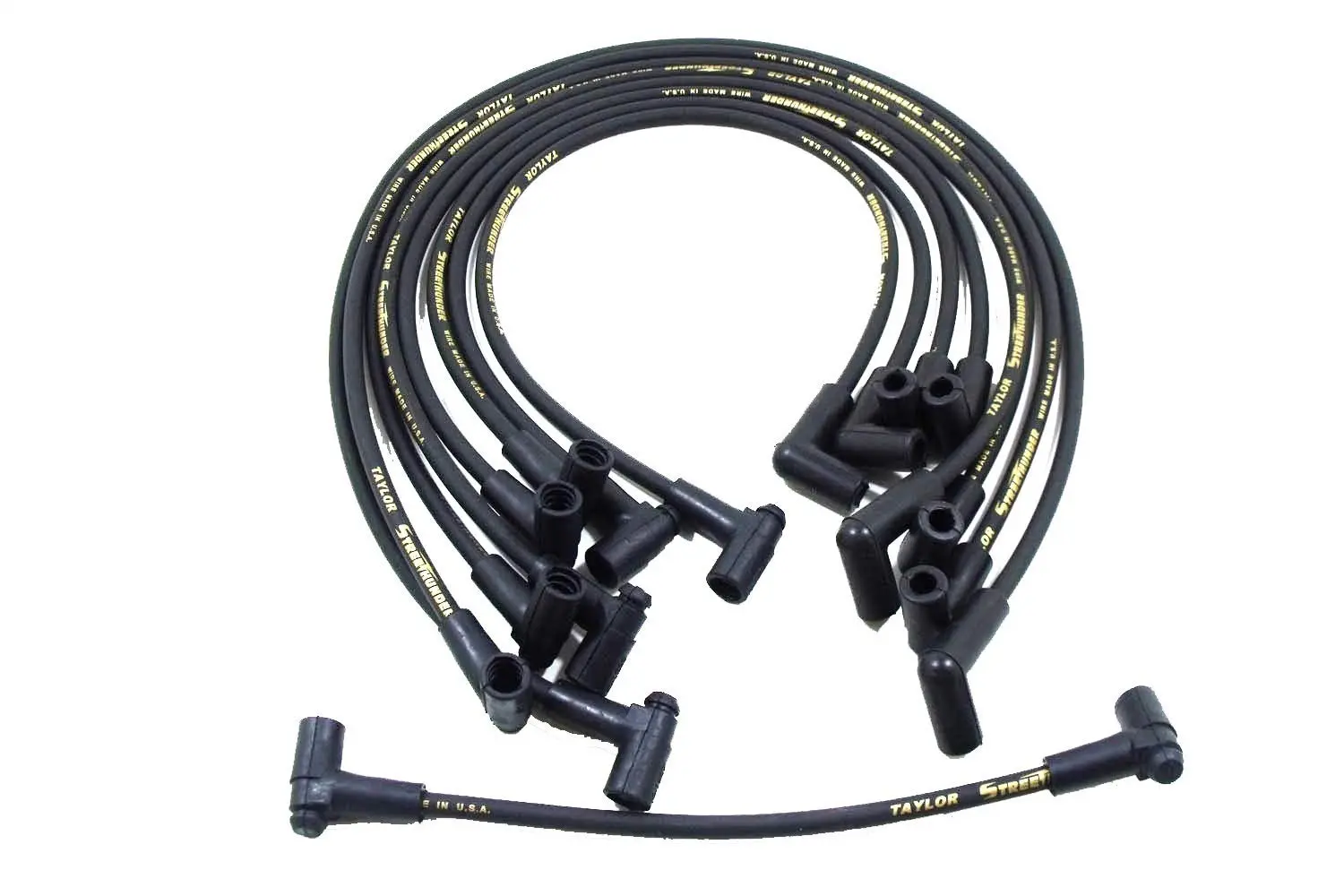 Taylor Cable 51002 Streethunder custom 8 cyl black
