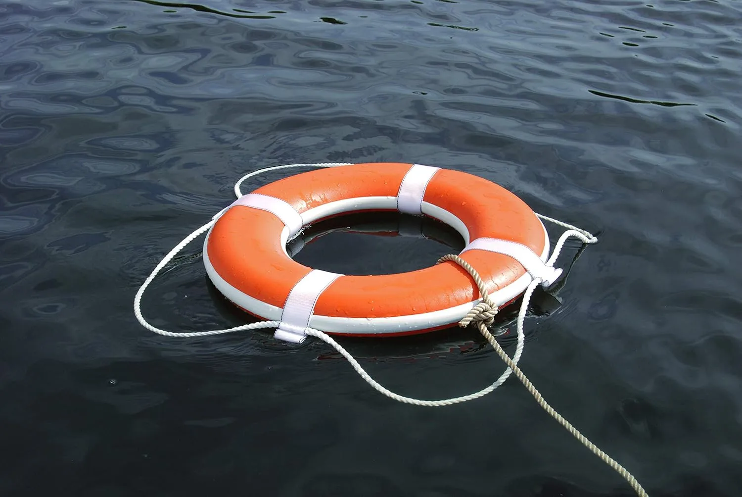 Taylor Made Foam Ring Buoy - 24" - Orange w/White Grab Line