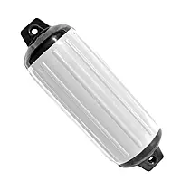 Taylor Made Products 950520 Super Gard Inflatable Vinyl Boat Fender, 5.5 x 20 inch, White