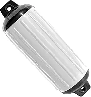 Taylor Made Products 950520 Super Gard Inflatable Vinyl Boat Fender, 5.5 x 20 inch, White