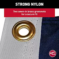 Taylor Made Sewn American Flag for Boats, 12" x 18", Marine-Grade Nylon, Fade Resistant, Brass Grommets