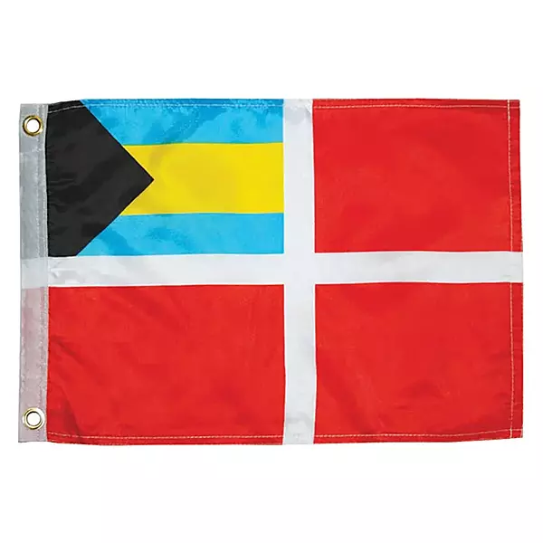 TAYLOR MADE PRODUCTS Bahamas Courtesy Flag for Boats, Pools and Docks 12" x 18"