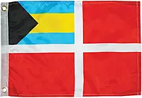 TAYLOR MADE PRODUCTS Bahamas Courtesy Flag for Boats, Pools and Docks 12" x 18"