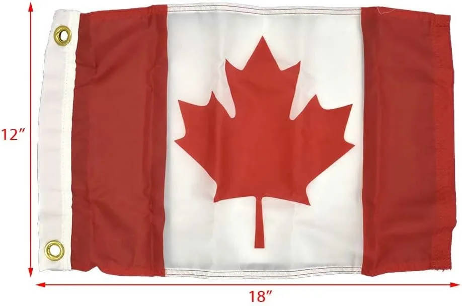 TaylorMade Canada 12" x 18" Nylon Flag