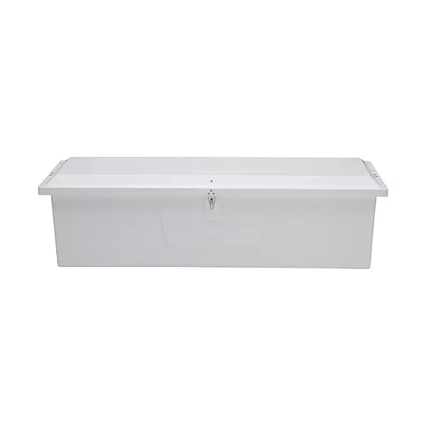 TAYLOR MADE Stow 'N Go Dock Box - Large 24 x 85 x 22 Inch - White