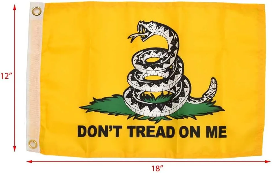TaylorMade Don't Tread On Me 12 x 18 Flag