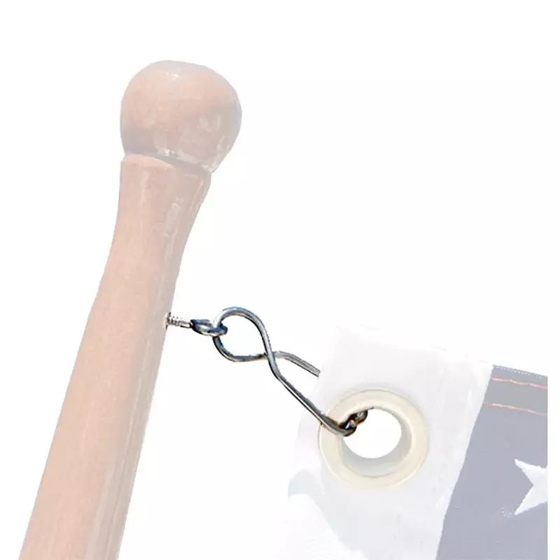 Taylor Made Skipper Flag Clips w/SS Screw Eyes (4pk)