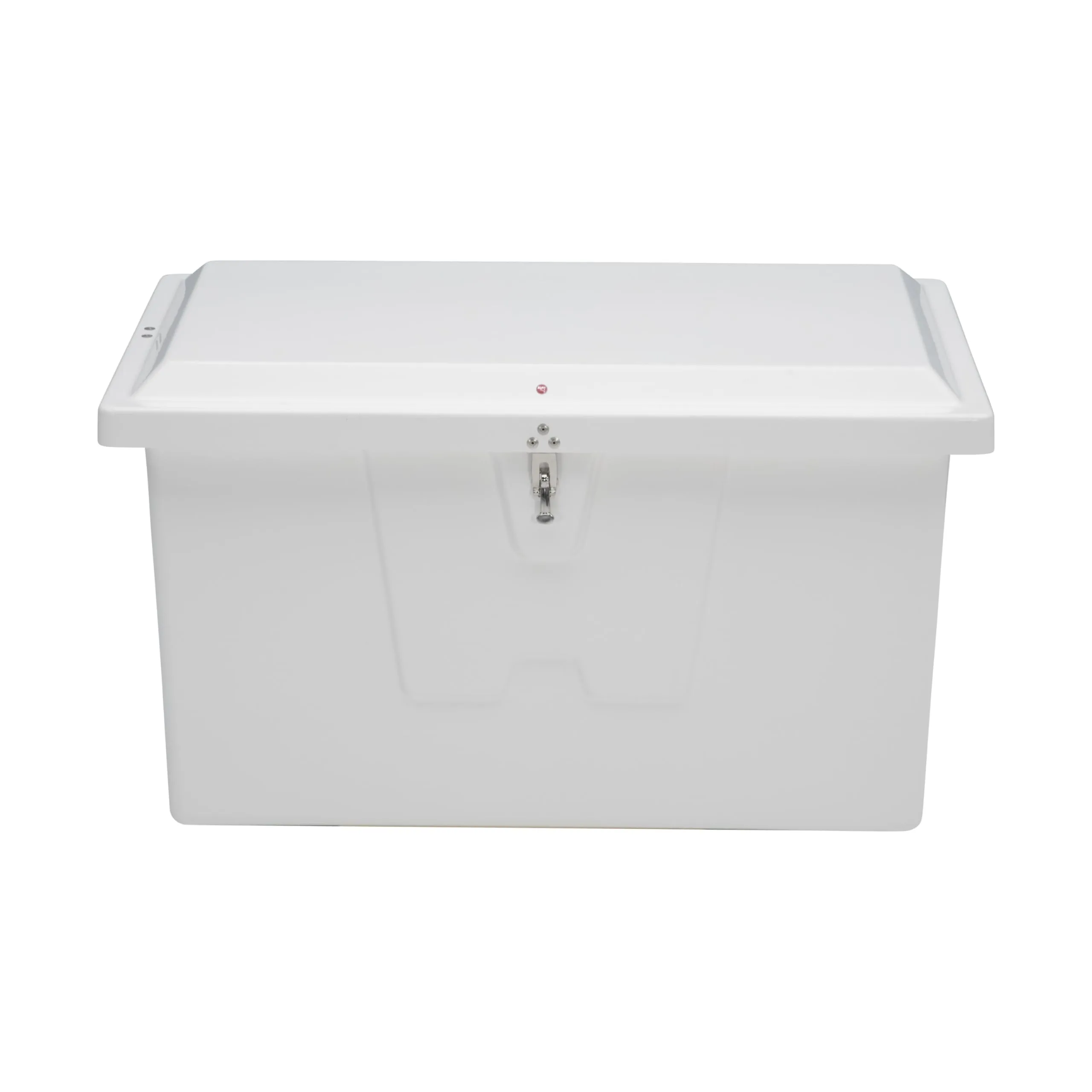 TAYLOR MADE Stow 'N Go Small Fiberglass Deep Dock Box, White (27"H x 46"W x 26"D)