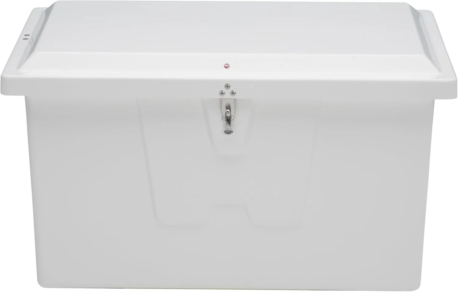 TAYLOR MADE Stow 'N Go Small Fiberglass Deep Dock Box, White (27"H x 46"W x 26"D)
