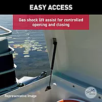 TAYLOR MADE PRODUCTS Stow 'N Go Fiberglass Fisherman's Dock Box